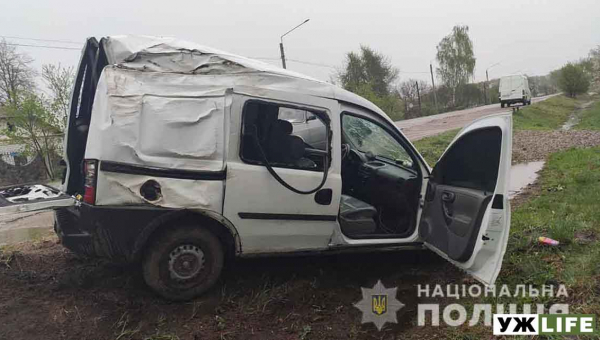 В'їхав у дерево та паркан: у Коростені в ДТП травмувалися двоє людей