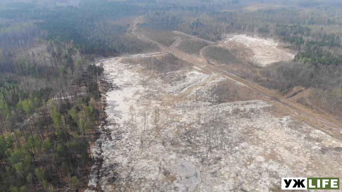 Прокуратура заявляє про припинення незаконного видобутку бурштину на півночі Житомирської області
