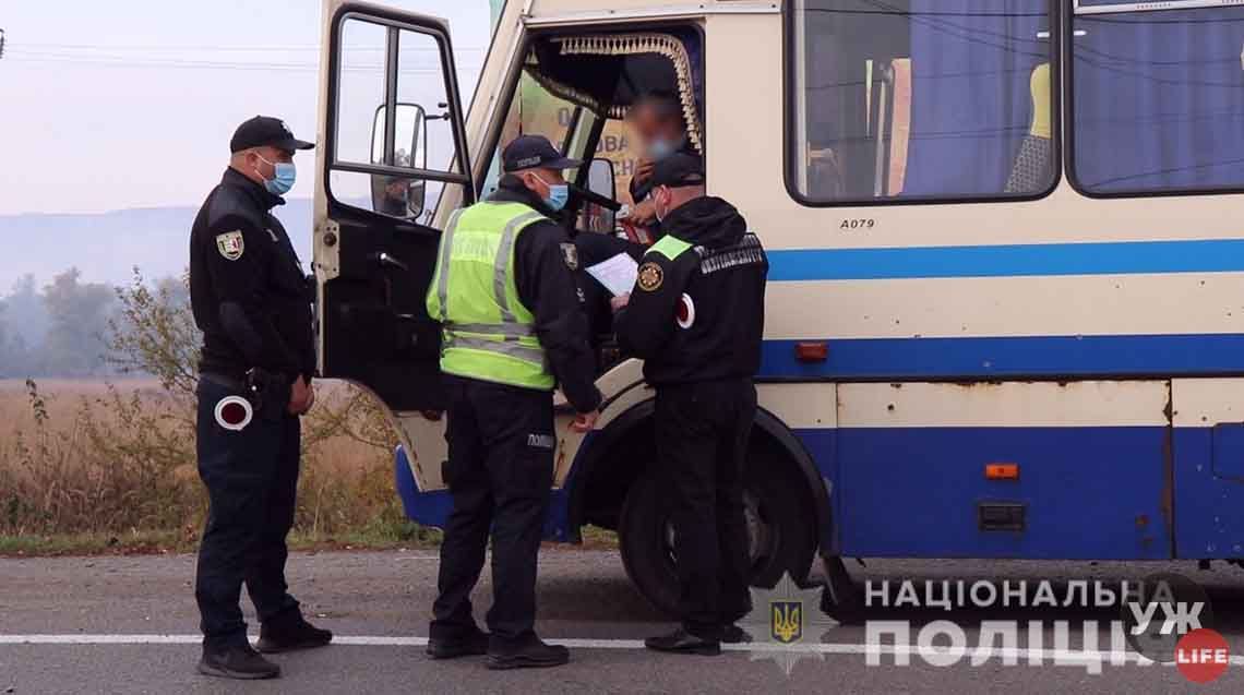 Поліція провела 91 тисячу covid-перевірок у транспорті: в міжобласному найбільше порушень на Житомирщині