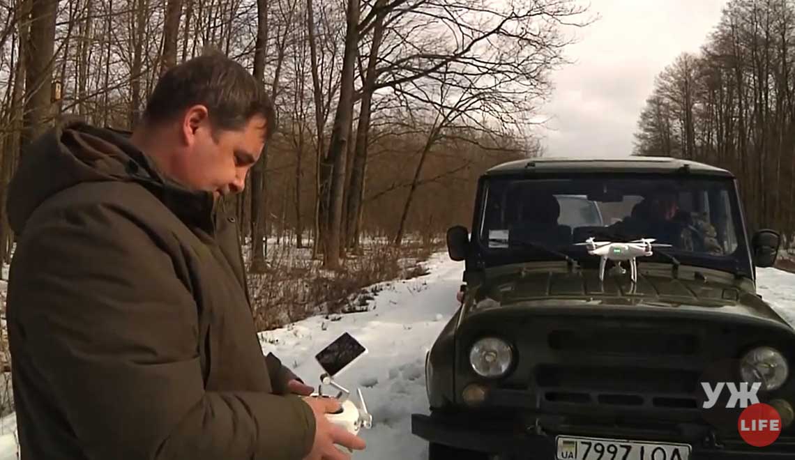 Лісівники Житомирщини за допомогою квадрокоптерів та фотопасток проводять облік диких тварин
