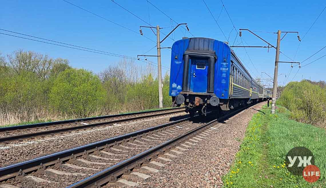 На Житомирщині пасажирський потяг на смерть збив чоловіка