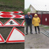Біля села Житомирської області молодики викрали понад десяток дорожніх знаків