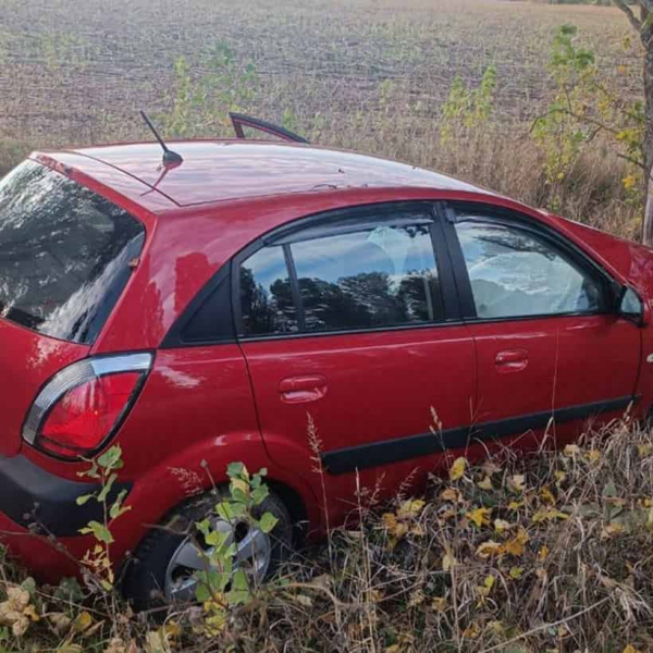 На Житомирщині автомобіль злетів у кювет та врізався у дерево: водійка загинула